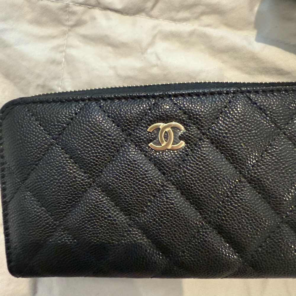 CHANEL Black Quilted Zipper Wallet brand new with tags - Picture 14 of 14